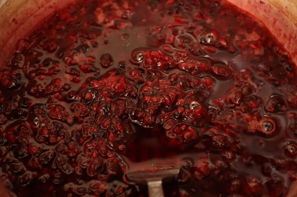 ブラックベリーで草木染